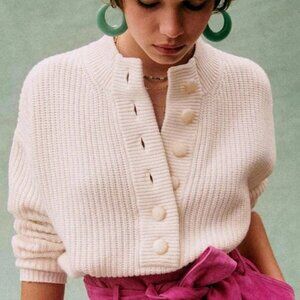 Sezane Lucas Jumper, Ecru